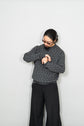 Made in ITARY HERMES Wool Cashmere H Logo Knit