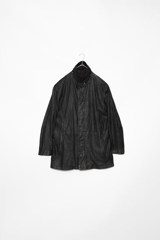SERAPHIN MADE IN FRANCE Leather Half Coat