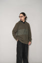 HERMES Detachable Hooded Wool Nylon Knit Blouson