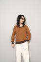 Made in ITARY HERMES WOOL CASHMERE HOUNDSTOOTH PATTERN KNIT