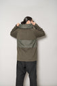 HERMES Detachable Hooded Wool Nylon Knit Blouson