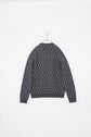 Made in ITARY HERMES Wool Cashmere H Logo Knit