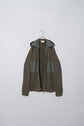 HERMES Detachable Hooded Wool Nylon Knit Blouson