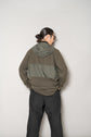 HERMES Detachable Hooded Wool Nylon Knit Blouson