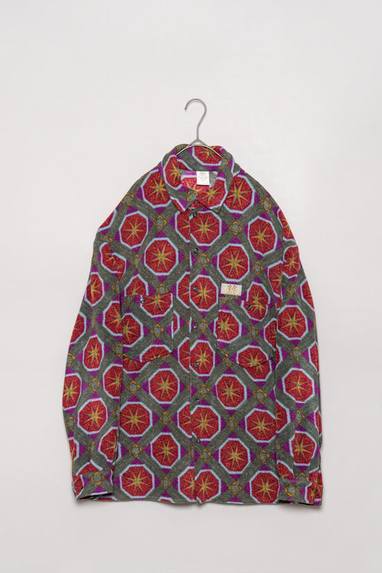 1990s Made in France OXBOW fleece shirt