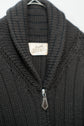 HERMES Shawl Collar Wool Drivers Knit