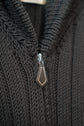 HERMES Shawl Collar Wool Drivers Knit