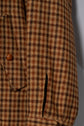 1980s Burberry Made in Spain Single raglan check harrington jacket