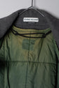 97AW STONE ISLAND Wool Double Breasted Coat With Quilted Liner