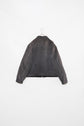 Made in ITALY ARMANI JEANS TYPE Ⅲ PIG LEATHER TRUCKER JACKET