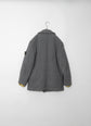 97AW STONE ISLAND Wool Double Breasted Coat With Quilted Liner