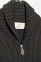 HERMES Shawl Collar Wool Drivers Knit