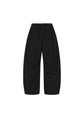 AMOMENTO drawstring wide fatigue pants