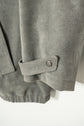 Armani Jeans  Grey Wool suede Collar Long Jacket