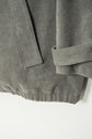 Armani Jeans  Grey Wool suede Collar Long Jacket