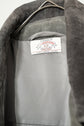Armani Jeans  Grey Wool suede Collar Long Jacket