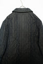 HERMES by Martin margiela Paddock COAT Black 42