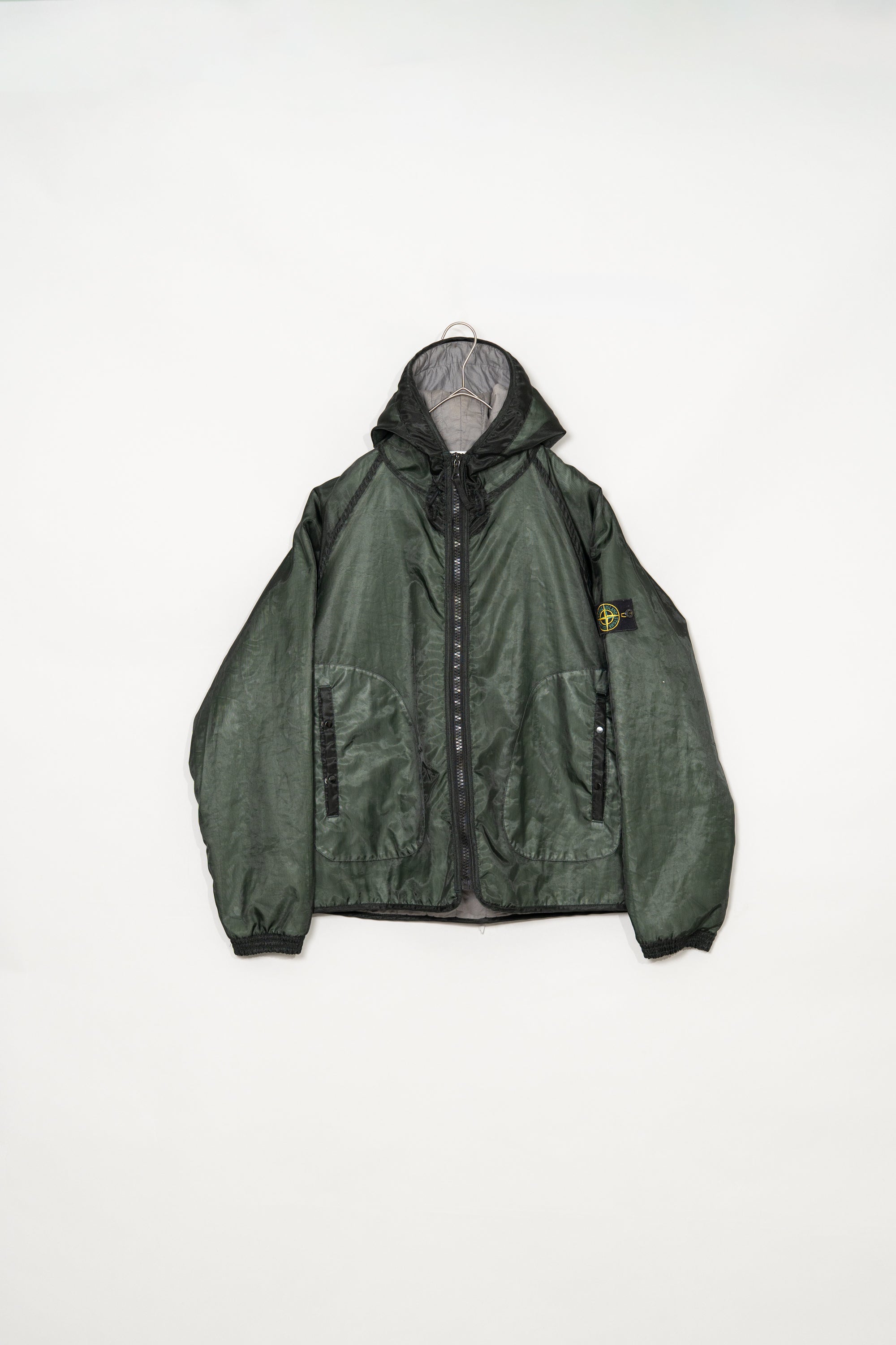 2002AW Stone Island Monofilament Hooded Padded Jacket Designed by