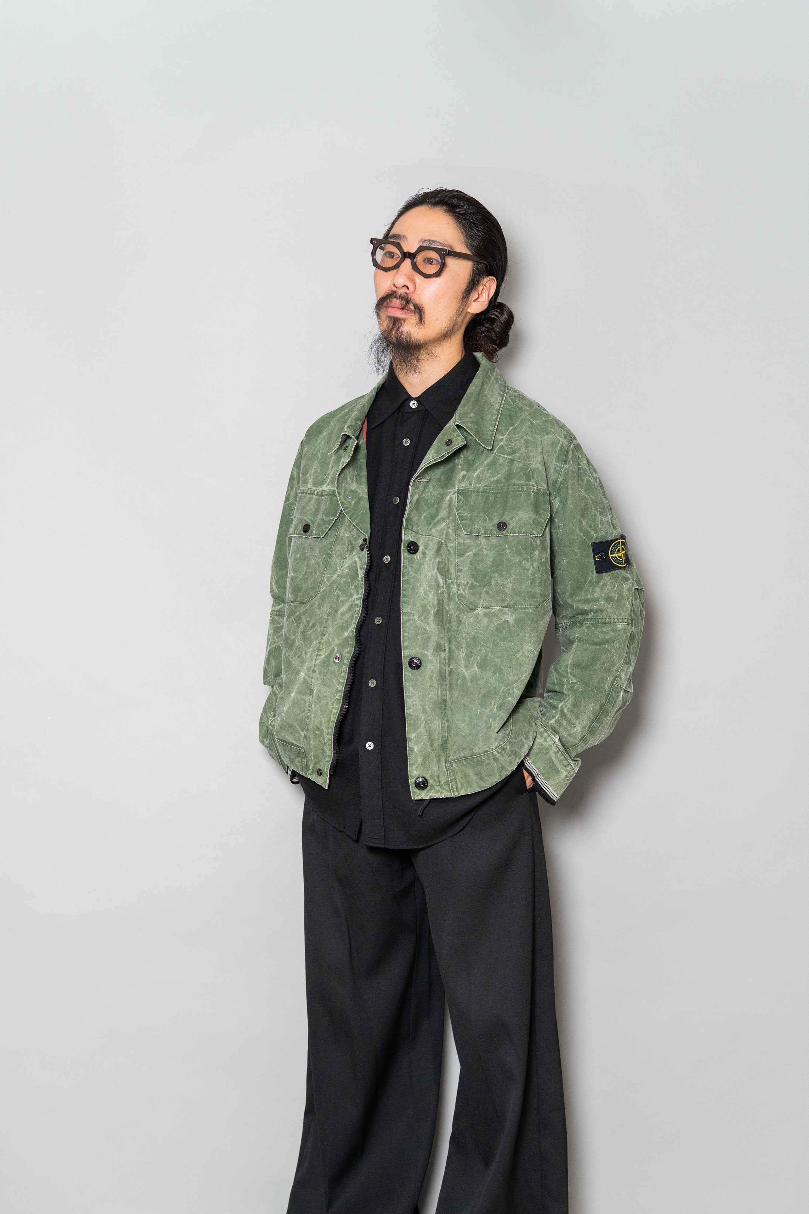 06SS STONE ISLAND TELA NOVA SHIRT JACKET BY PAUL HARVEY – Maison