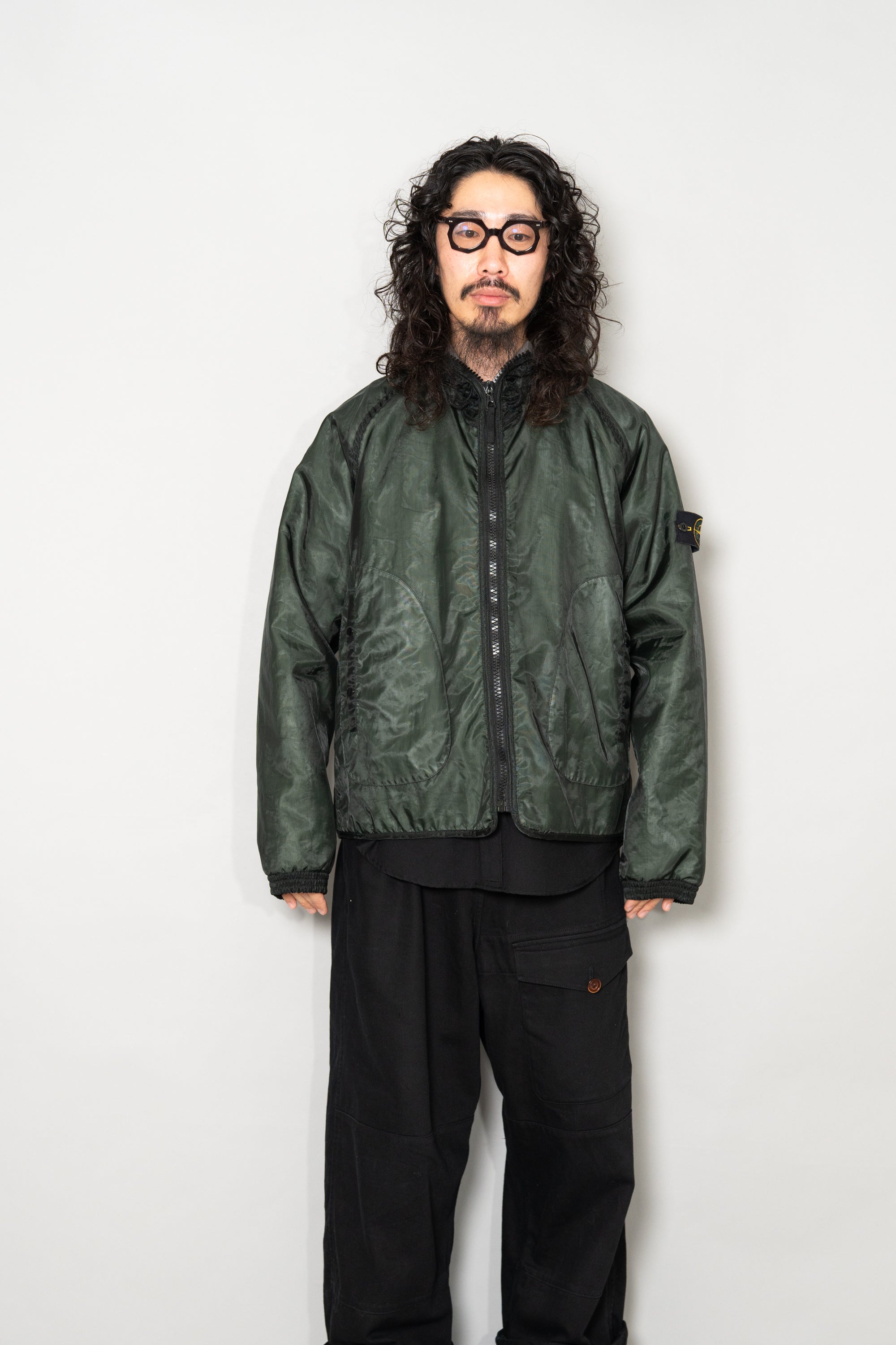 2002AW Stone Island Monofilament Hooded Padded Jacket Designed by