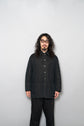 HERMES by Martin margiela Paddock COAT Black 42