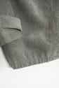 Armani Jeans  Grey Wool suede Collar Long Jacket
