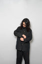 HERMES by Martin margiela Paddock COAT Black 42