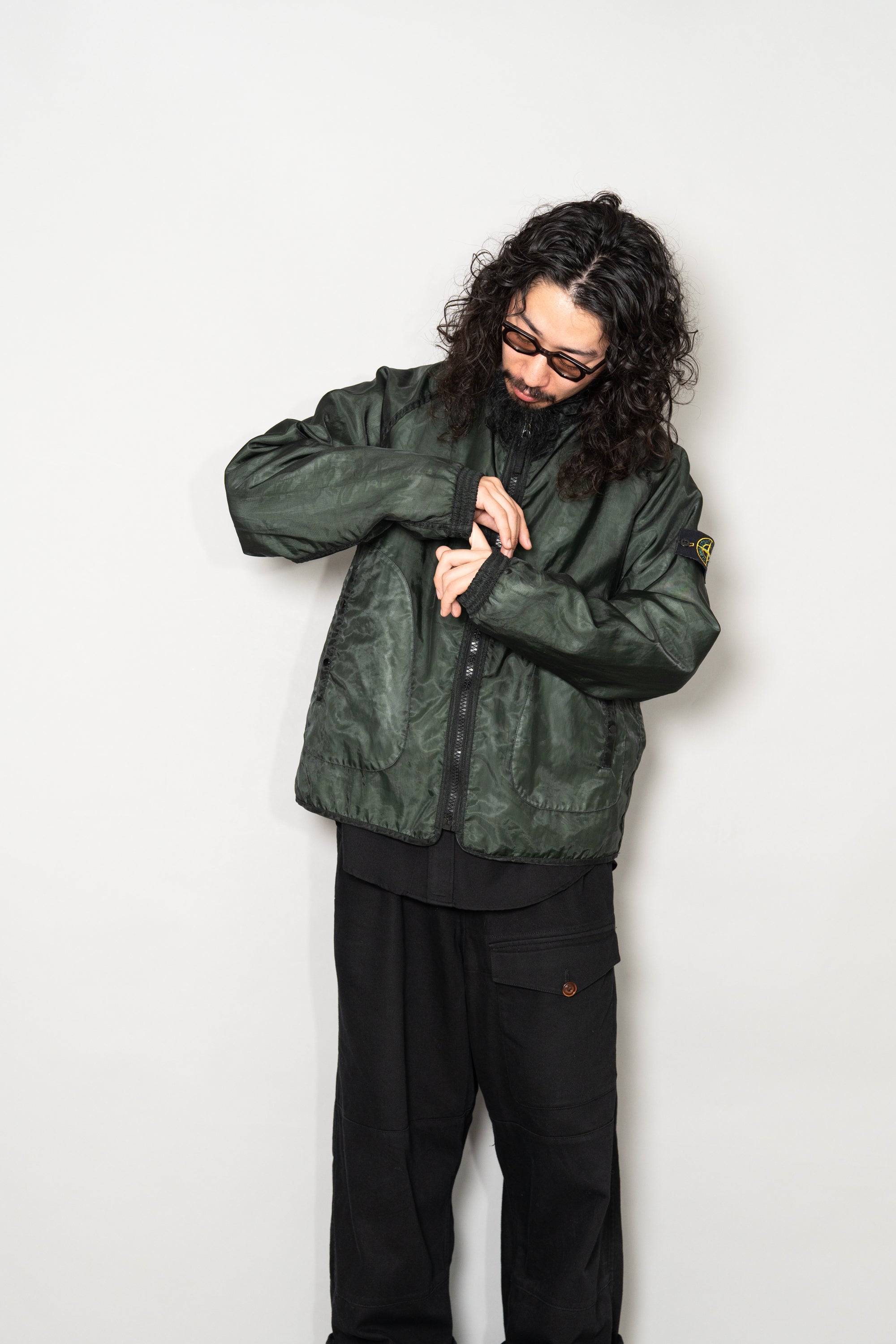 2002AW Stone Island Monofilament Hooded Padded Jacket Designed by