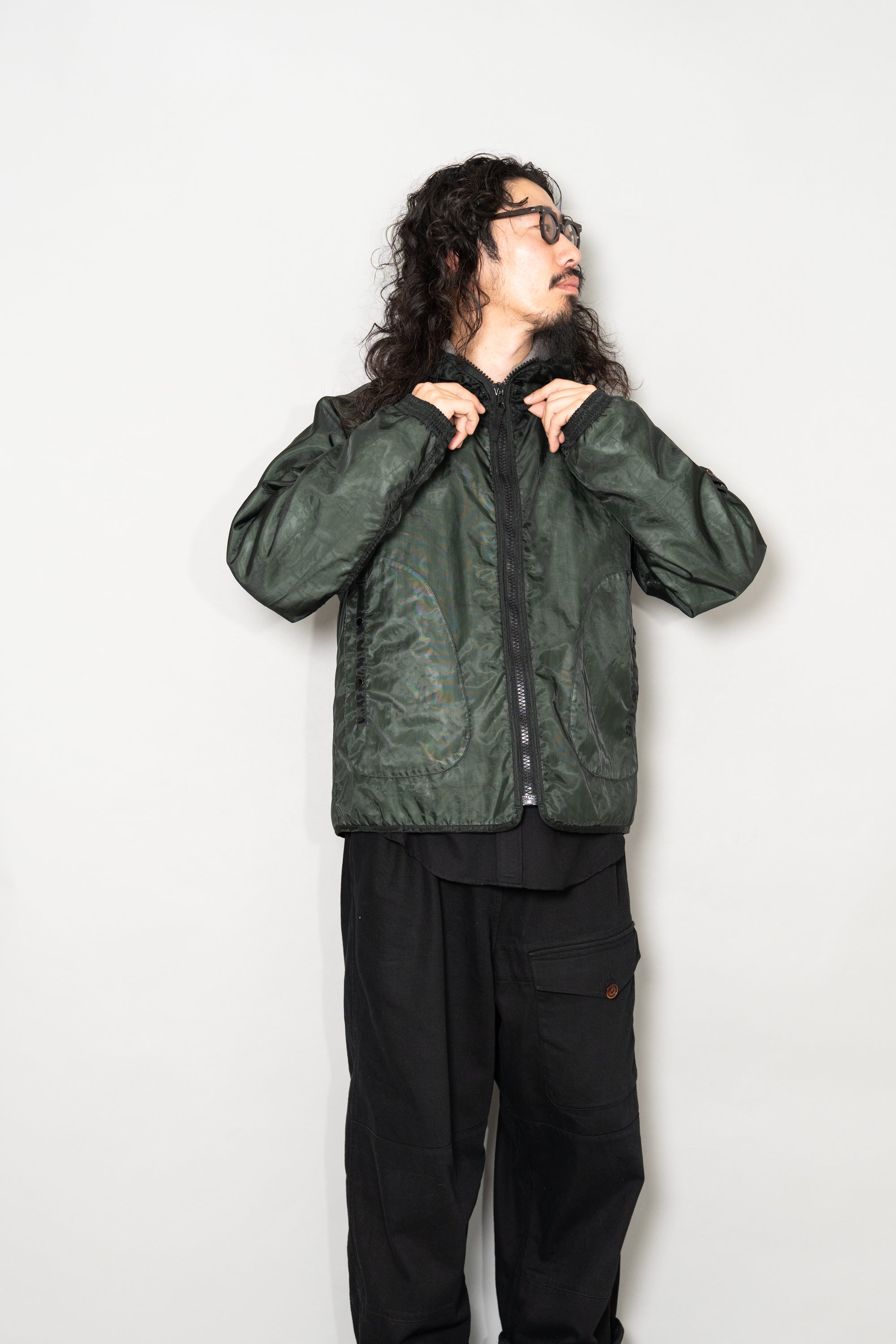 2002AW Stone Island Monofilament Hooded Padded Jacket Designed by