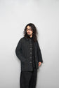 HERMES by Martin margiela Paddock COAT Black 42