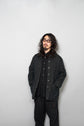 HERMES by Martin margiela Paddock COAT Black 42