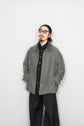 Armani Jeans  Grey Wool suede Collar Long Jacket