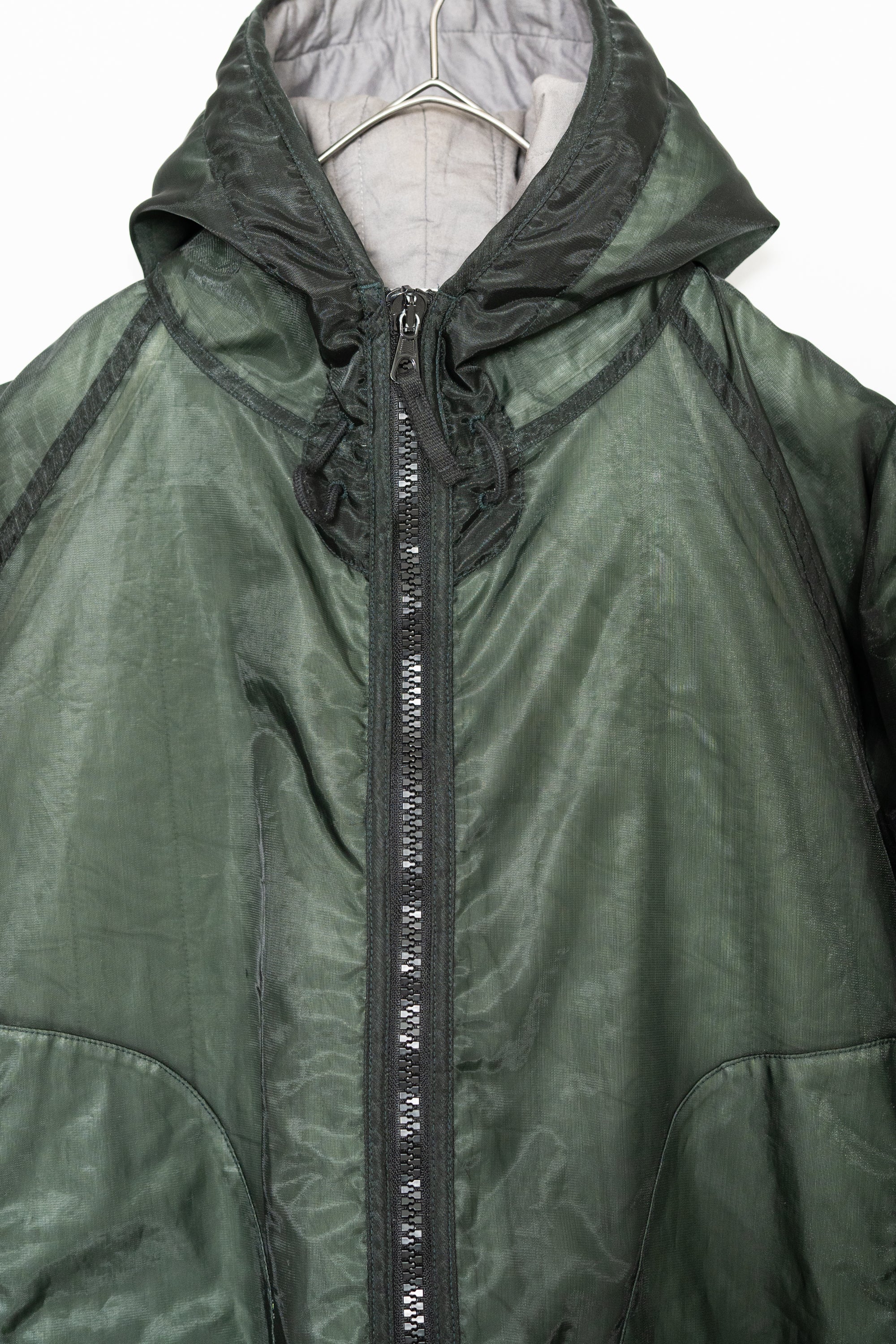 2002AW Stone Island Monofilament Hooded Padded Jacket Designed by