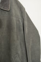 Armani Jeans  Grey Wool suede Collar Long Jacket