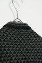 HERMES  Houndstooth Check Cashmere Zip Blouson