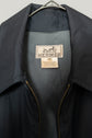 HERMES MADE in FRANCE POLYESTER NYLON ZIP HALF COAT
