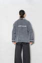 1980S STONE ISLAND MARINA SPELL OUT STRIPED SWEATSHIRT BY MASSIMO OSTI