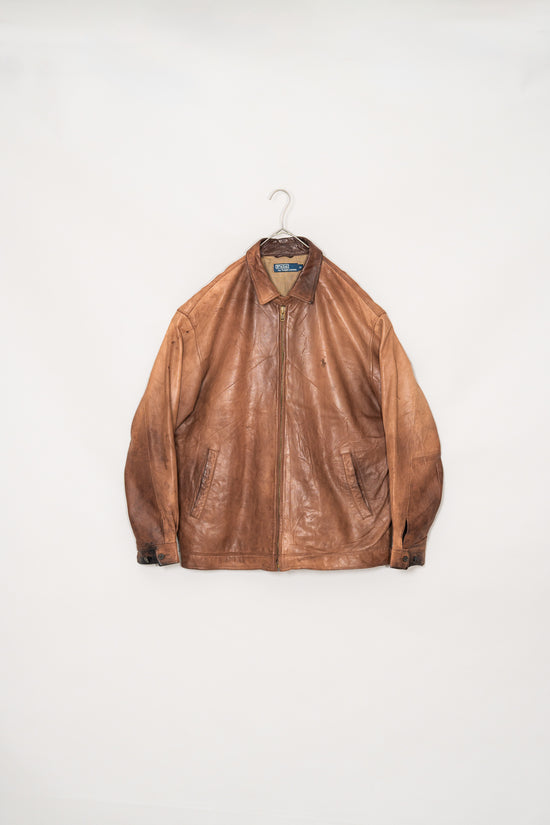 Polo by Ralph Lauren Lamb Leather Single Jacket
