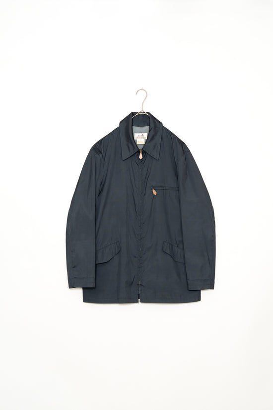 HERMES MADE in FRANCE POLYESTER NYLON ZIP HALF COAT