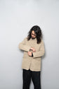 HERMES by Martin margiela Paddock COAT Beige 40