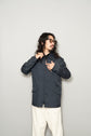 HERMES MADE in FRANCE POLYESTER NYLON ZIP HALF COAT