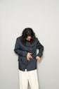 HERMES MADE in FRANCE POLYESTER NYLON ZIP HALF COAT