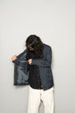 HERMES MADE in FRANCE POLYESTER NYLON ZIP HALF COAT