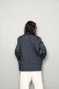 HERMES MADE in FRANCE POLYESTER NYLON ZIP HALF COAT