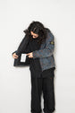 Stone Island 2013AW Raso Gommato Camo Print Overdyed Hooded Padded Jacket