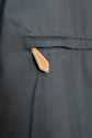 HERMES MADE in FRANCE POLYESTER NYLON ZIP HALF COAT