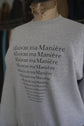 MAISON MA MANIERE LOGO SWEAT