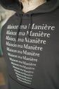 MAISON MA MANIERE LOGO PARKA