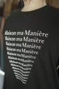 MAISON MA MANIERE LOGO L/S TEE