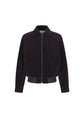 AMOMENTO VELVET ZIP UP JUMPER